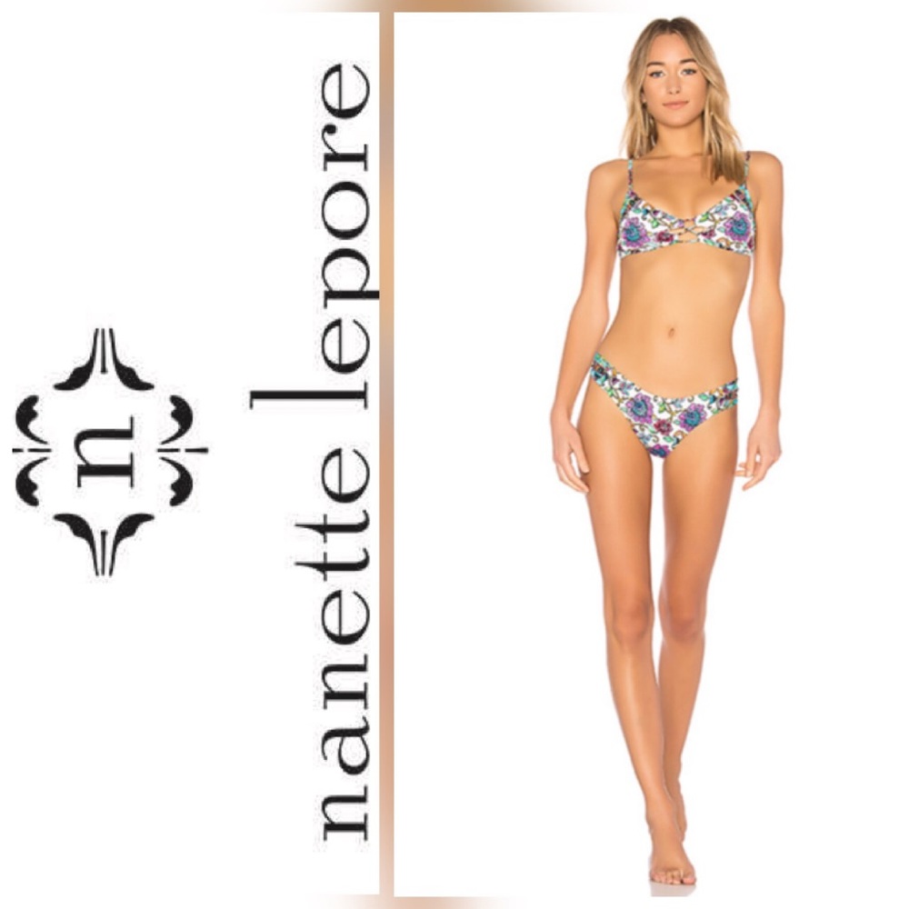 NWT Nanette Lepore Enchantress Bikini - L